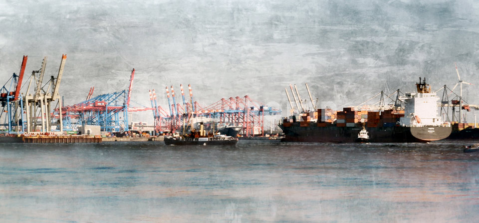 Hamburg Hafen 33 – 85 x 40 cm