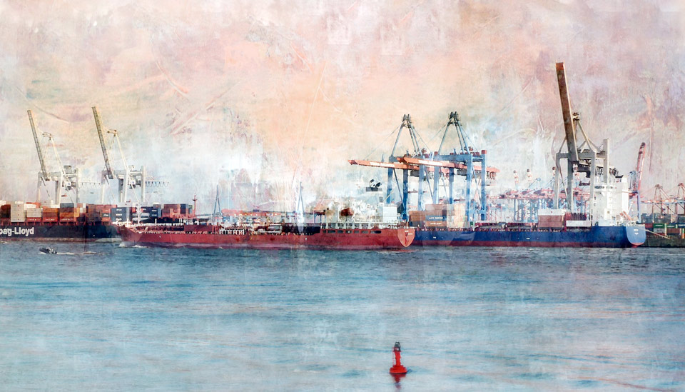 Hamburg Hafen 50 – 80 x 45 cm