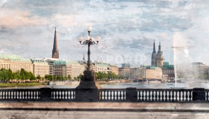 Hamburg Alster 41 – 130 x 75 cm