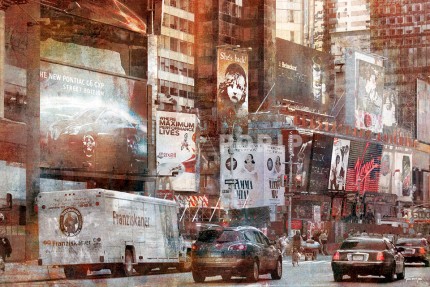 New York Les Miserables 1 – 120 x 80 cm – Canvas Leinwand auf Keilrahmen gespannt