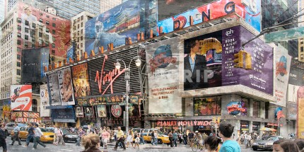 New York Broadway 16 – 100 x 50 cm – Canvas Leinwand auf Keilrahmen gespannt