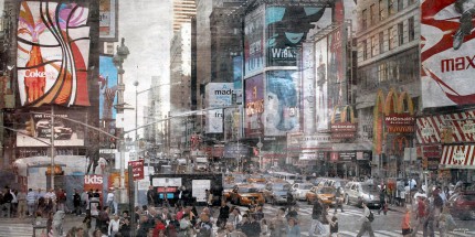 New York Broadway 11 – 120 x 60 cm – Canvas Leinwand auf Keilrahmen gespannt