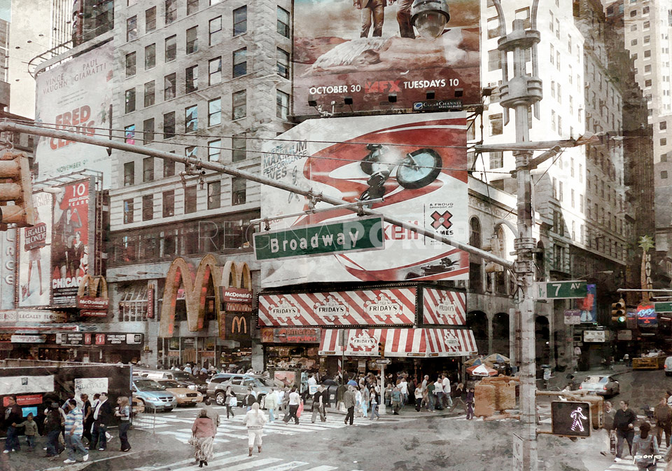 New York Broadway 8 – 115 x 80 cm