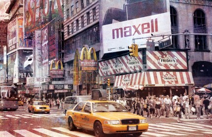 New York Broadway 18 – 110 x 70 cm – Canvas Leinwand auf Keilrahmen gespannt
