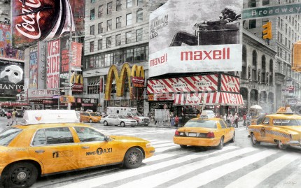 New York Broadway 19 – 105 x 65 cm – Canvas Leinwand auf Keilrahmen gespannt